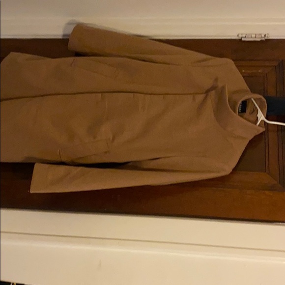 Men’s Medium boohooman funnel neck wool overcoat - Picture 2 of 3